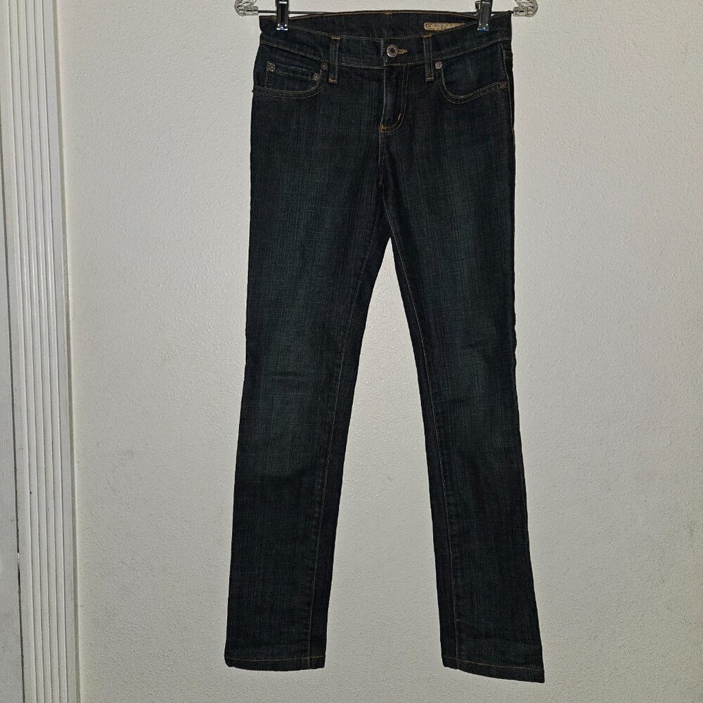 Chip & Pepper Blue Jeans Skinny Leg Dark Wash Nik Jean Denim Pants Size 24